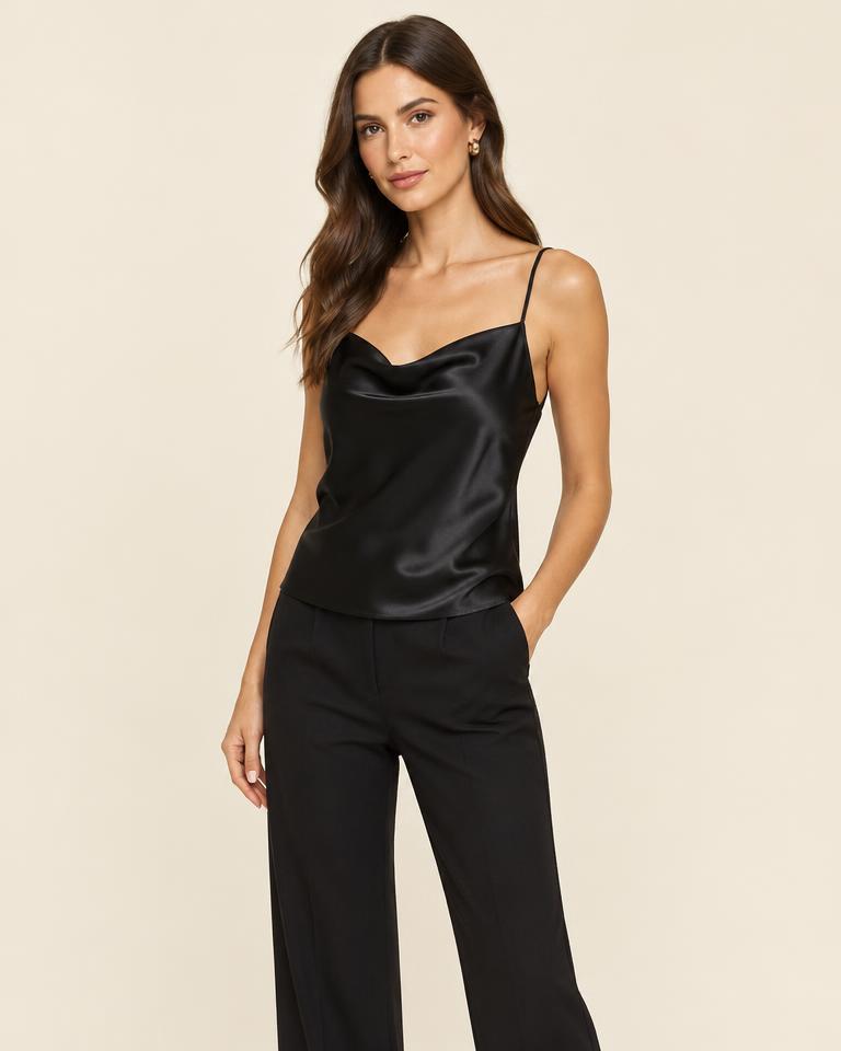 Elegant Evening Top in Black